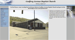 Desktop Screenshot of godfreybaptist.org